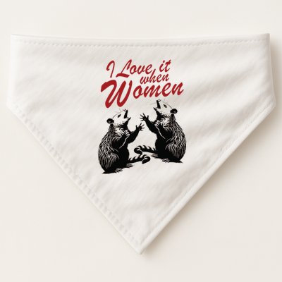 I Love It When Women USA-Made Doggie Bandana