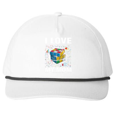 I Love It When My Mom Lets Me Solve Cubes Speedcubing Snapback Five-Panel Rope Hat