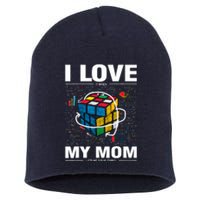 I Love It When My Mom Lets Me Solve Cubes Speedcubing Short Acrylic Beanie