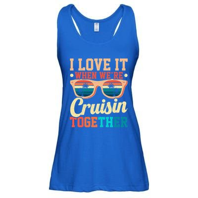 I Love It When Were Cruisin Together Boating Cruise Trip Gift Ladies Essential Flowy Tank