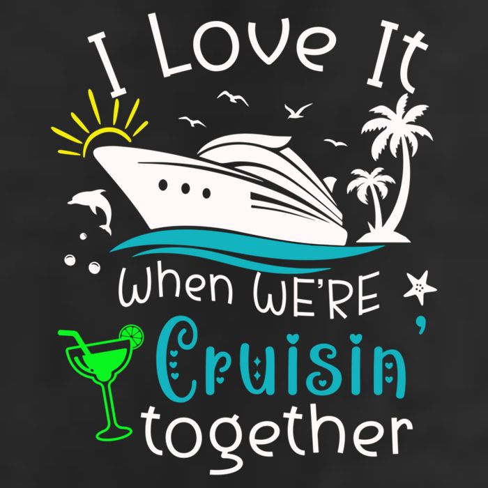 I Love It When Were Cruisin Together Funny Crusing Cruise Gift 11oz C Handle Ceramic Mug