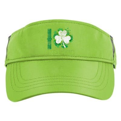 I Love Ireland Saint Patrick's Day Adult Drive Performance Visor