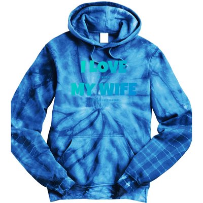 I Love It When My Wife Lets Me Go Fishing Funny DadS Saying Cute Gift Tie Dye Hoodie