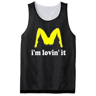 IM Lovin It Humorous Offensive Innuendo Mesh Reversible Basketball Jersey Tank