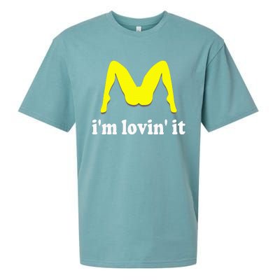 IM Lovin It Humorous Offensive Innuendo Sueded Cloud Jersey T-Shirt