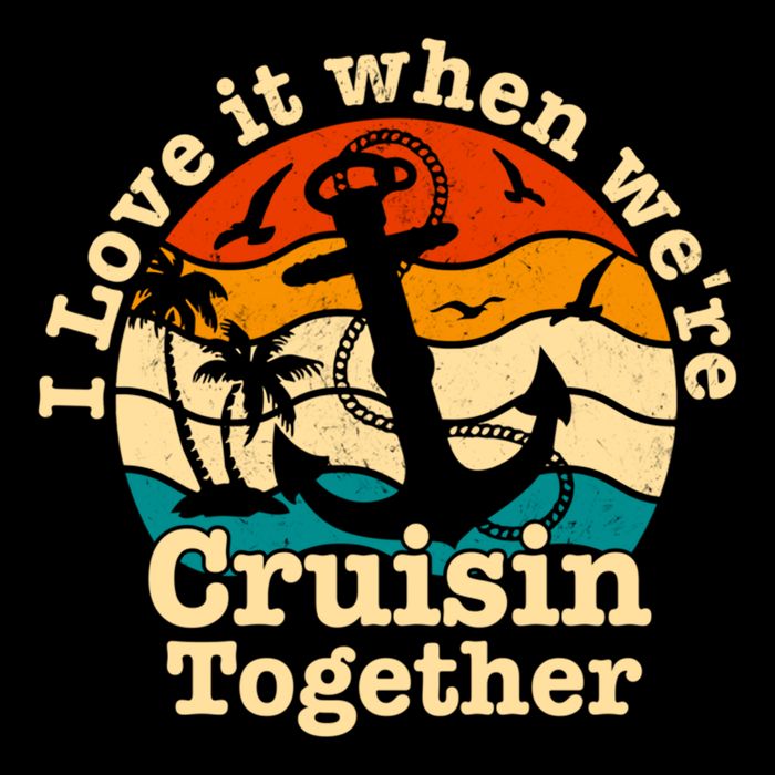 I Love It When Were Cruisin Together Cruise For Couples Gift Doggie Tank