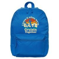 I Love It When Were Cruisin Together Cruise For Couples Gift 16 in Basic Backpack