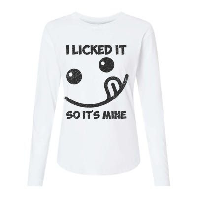 I Licked It So ItS Mine Womens Cotton Relaxed Long Sleeve T-Shirt