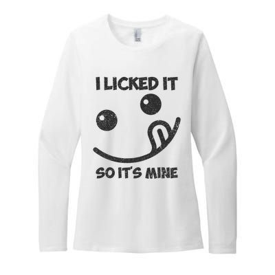 I Licked It So ItS Mine Womens CVC Long Sleeve Shirt