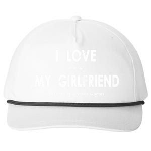 I Love It When My Friend Lets Me Play Video Games Gift Snapback Five-Panel Rope Hat