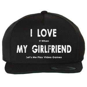 I Love It When My Friend Lets Me Play Video Games Gift Wool Snapback Cap