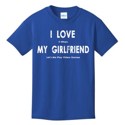 I Love It When My Friend Lets Me Play Video Games Gift Kids T-Shirt