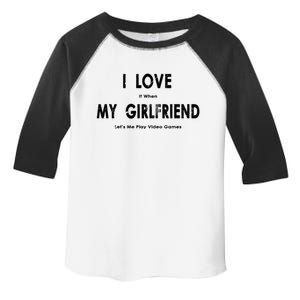 I Love It When My Friend Lets Me Play Video Games Gift Toddler Fine Jersey T-Shirt