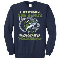 I Like It When She Bends Over Fishing I Love Fishing Sweatshirt