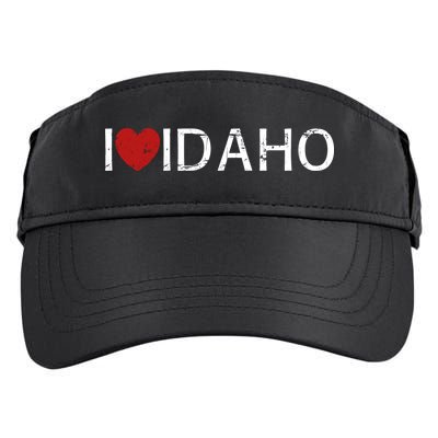I Love Idaho Adult Drive Performance Visor