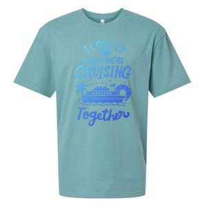 I Love It When Were Cruisin Together Cruise For Couples Cute Gift Sueded Cloud Jersey T-Shirt