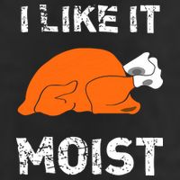 I Like It Moist Funny Turkey Thanksgiving Adult Drive Performance Visor