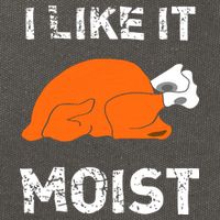 I Like It Moist Funny Turkey Thanksgiving Cotton Canvas Backpack