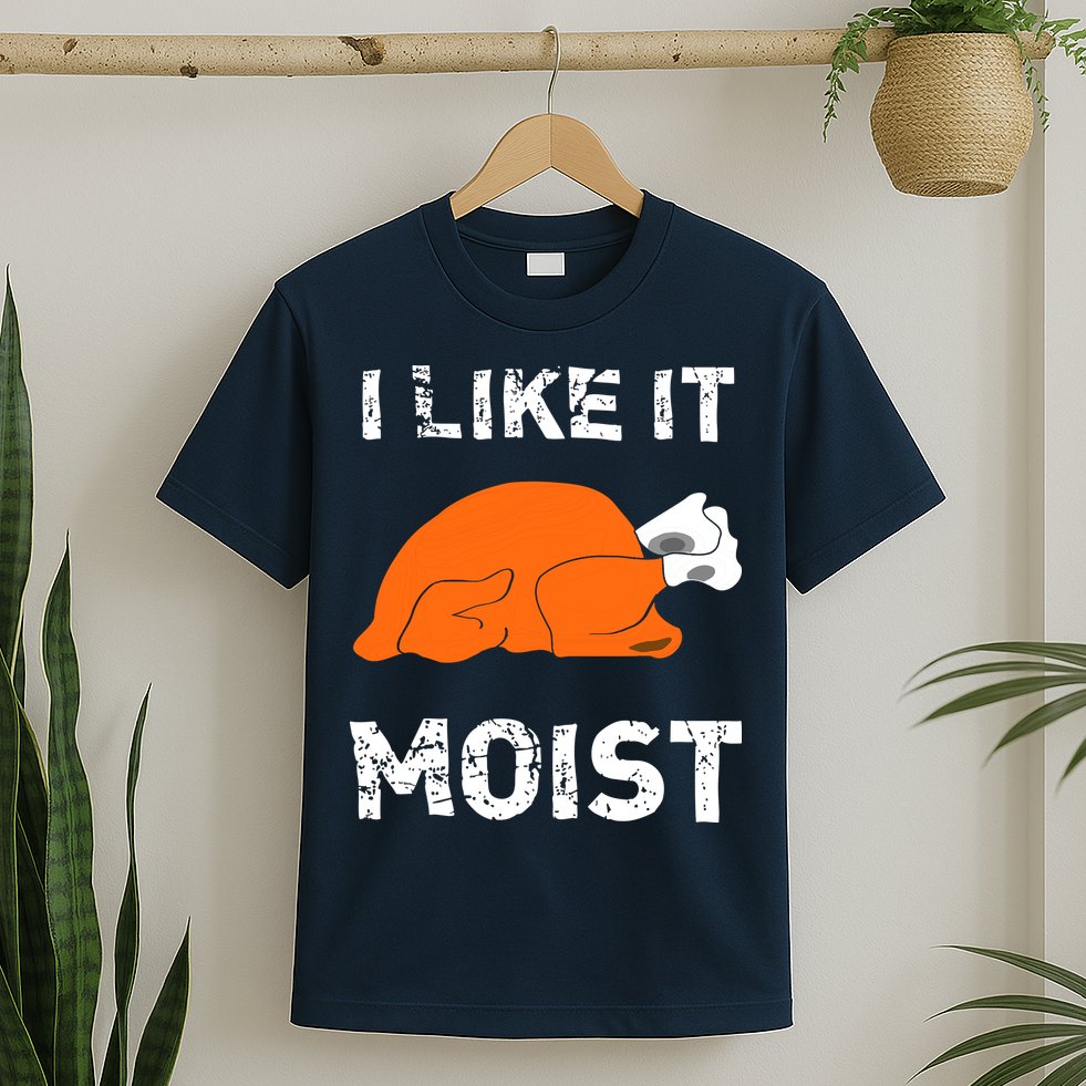 I Like It Moist Funny Turkey Thanksgiving T-Shirt