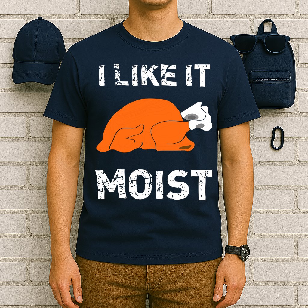 I Like It Moist Funny Turkey Thanksgiving T-Shirt
