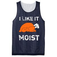 I Like It Moist Funny Turkey Thanksgiving Mesh Reversible Basketball Jersey Tank