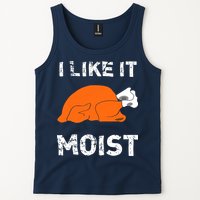 I Like It Moist Funny Turkey Thanksgiving Tank Top