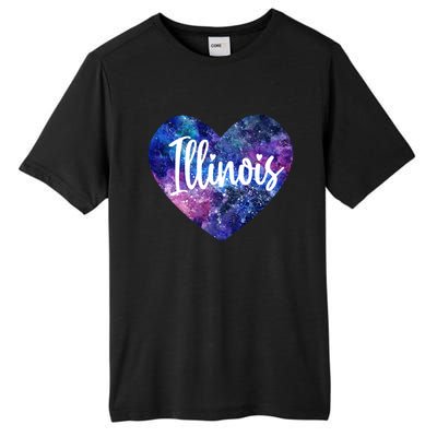 I Love Illinois Usa Meaningful Gift Tall Fusion ChromaSoft Performance T-Shirt