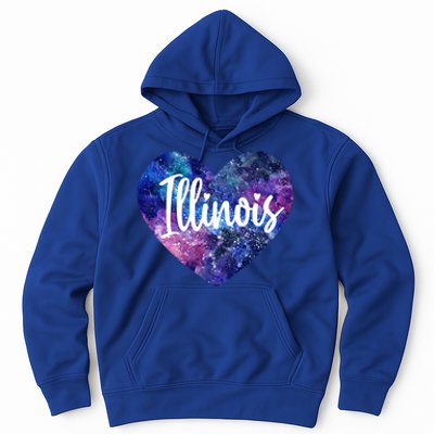 I Love Illinois Usa Meaningful Gift Hoodie