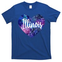 I Love Illinois Usa Meaningful Gift T-Shirt