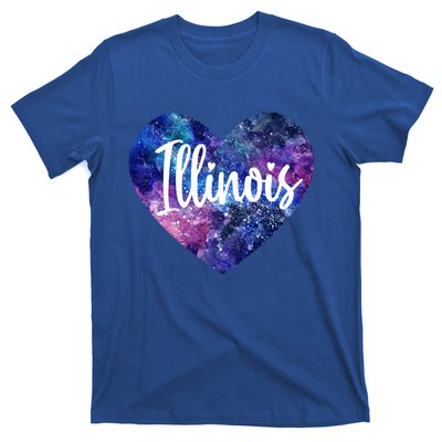 I Love Illinois Usa Meaningful Gift T-Shirt