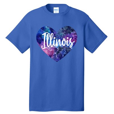 I Love Illinois Usa Meaningful Gift Tall T-Shirt