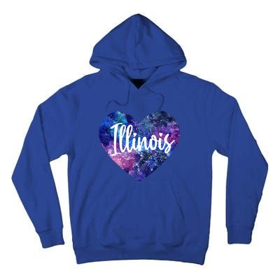 I Love Illinois Usa Meaningful Gift Tall Hoodie