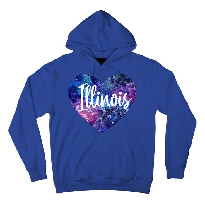 I Love Illinois Usa Meaningful Gift Tall Hoodie