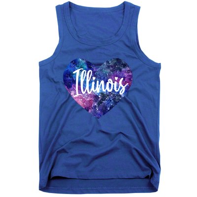 I Love Illinois Usa Meaningful Gift Tank Top