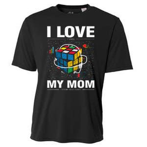 I Love It When My Mom Lets Me Solve Cubes Speedcubing Cooling Performance Crew T-Shirt