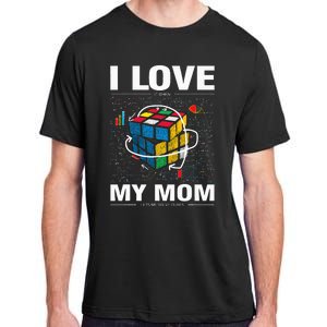 I Love It When My Mom Lets Me Solve Cubes Speedcubing Adult ChromaSoft Performance T-Shirt