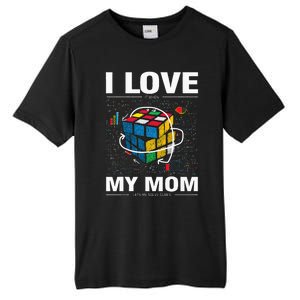 I Love It When My Mom Lets Me Solve Cubes Speedcubing Tall Fusion ChromaSoft Performance T-Shirt