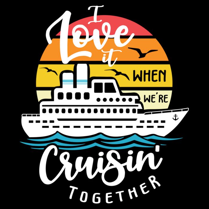 I Love It When Were Cruisin Together Nautical Sailing Gift Cooling Performance Crew T-Shirt