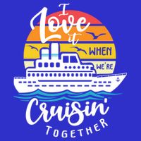 I Love It When Were Cruisin Together Nautical Sailing Gift Visor