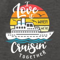 I Love It When Were Cruisin Together Nautical Sailing Gift Vector Backpack