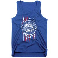 I Love It When She Bends Over Funny Fishing Usa Flag Gift Tank Top