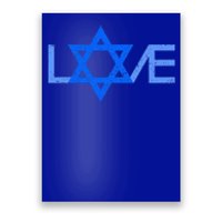 I Love Israel Jewish Star Of David Gift For Jew Friend Poster