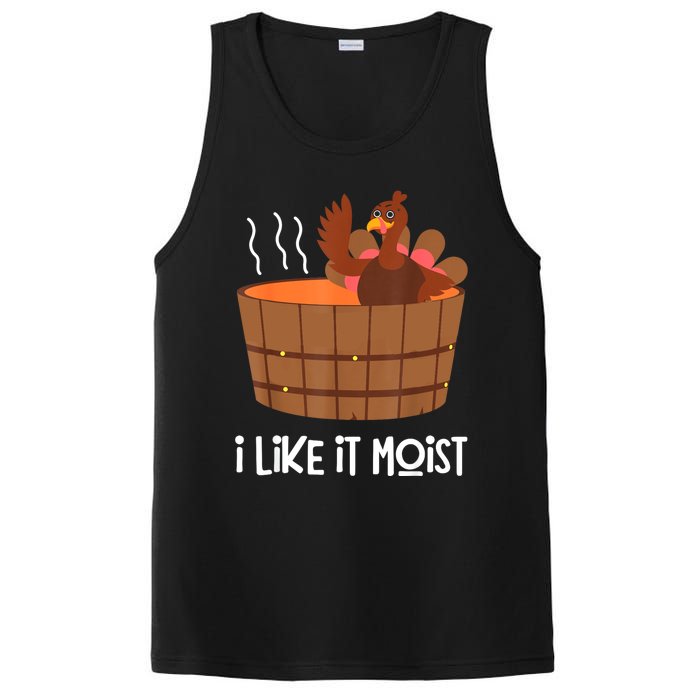 I Like It Moist Thanksgiving Costume Turkey Leg Day PosiCharge Competitor Tank