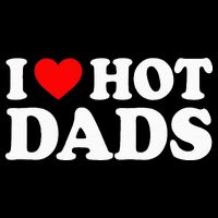I Love  I Heart Hot Dads    Cooling Performance Crew T-Shirt