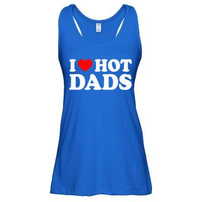 I Love  I Heart Hot Dads    Ladies Essential Flowy Tank