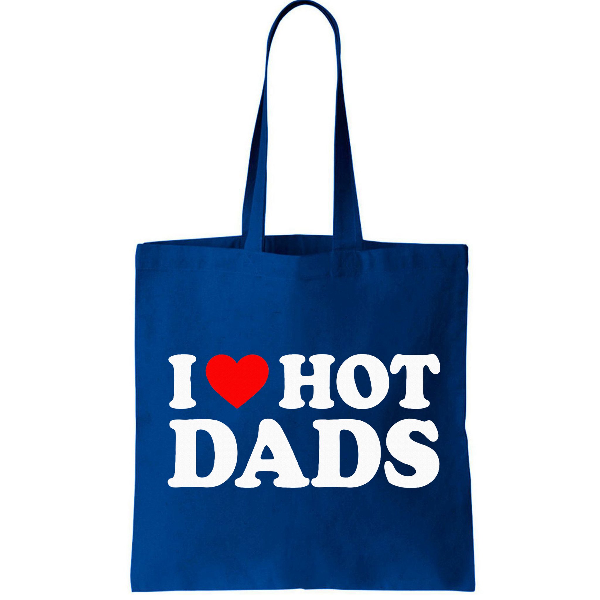 I Love  I Heart Hot Dads    Bag