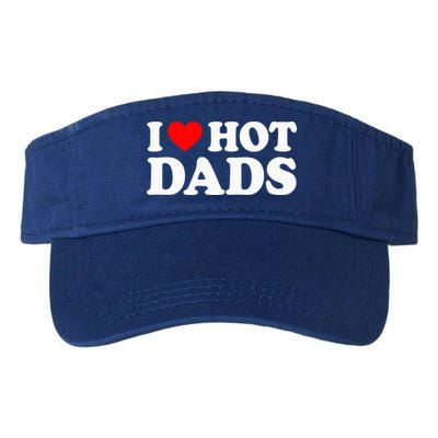 I Love  I Heart Hot Dads    Visor