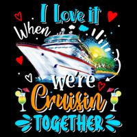 I Love It When We Are Cruisin Together Funny Cruise Lover Gift Impact Tech Backpack