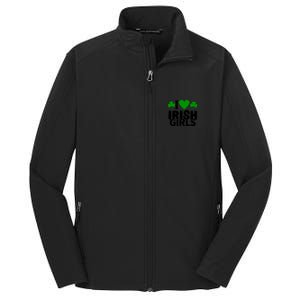 I Love Irish Girls Core Soft Shell Jacket