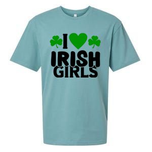 I Love Irish Girls Sueded Cloud Jersey T-Shirt